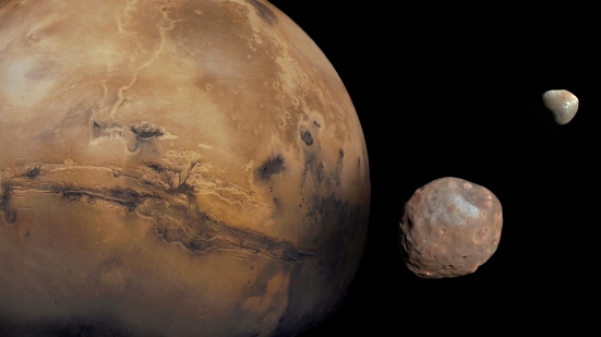 Marte phobos deimos